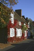 Denham village in the autumn
